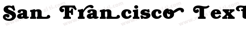 San Francisco Text Bold G3字体转换